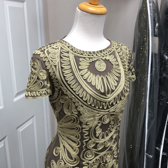 Elegant short evening dress - Picture 2 of 4